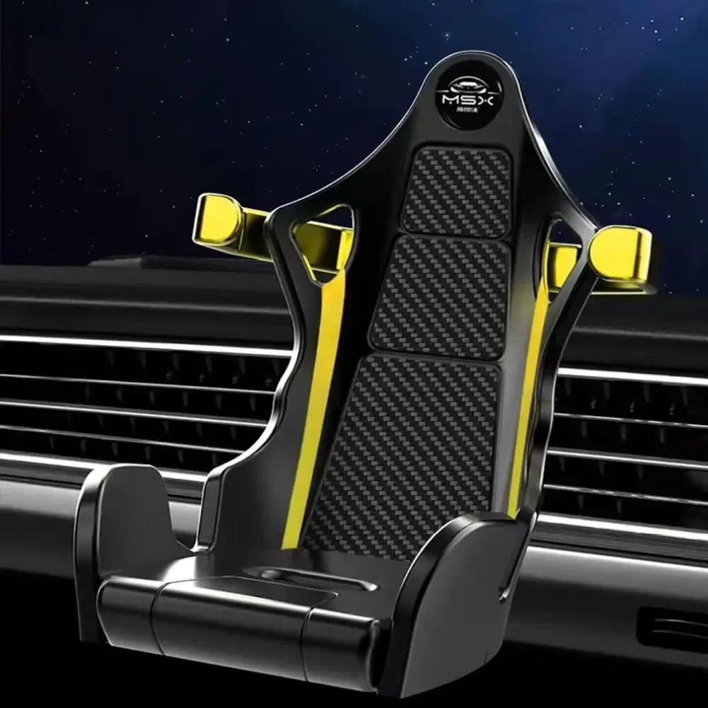 Support Téléphone Voiture en Forme de Siège Baquet – Parce que Même Votre Téléphone Mérite un Siège Sport !