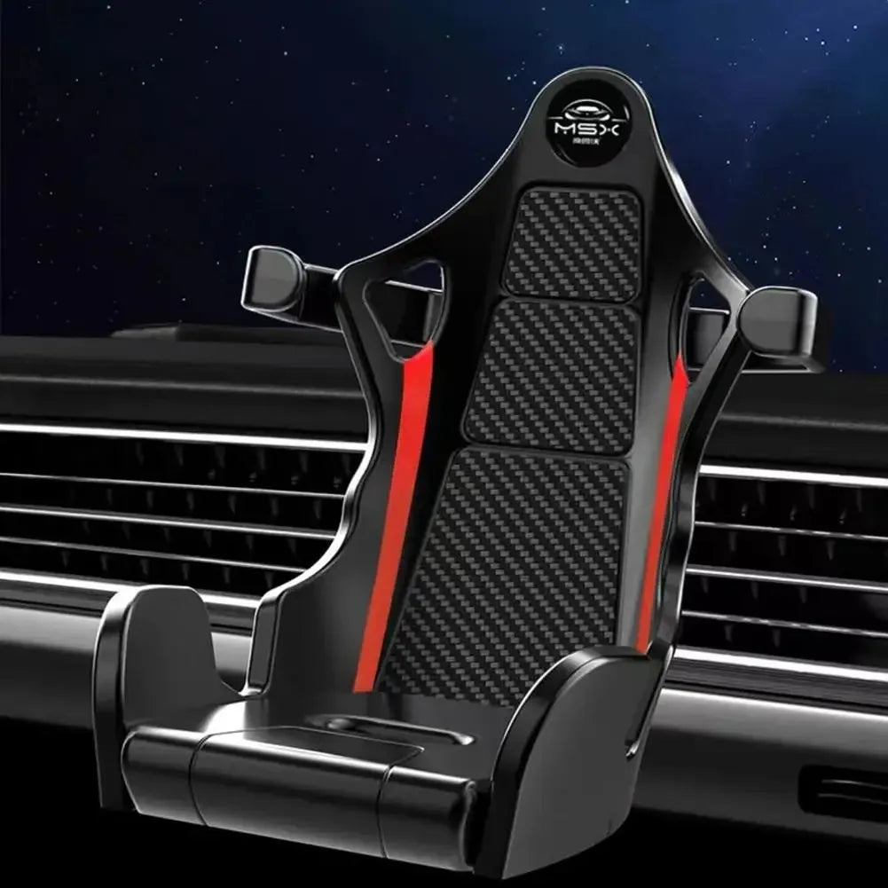 Support Téléphone Voiture en Forme de Siège Baquet – Parce que Même Votre Téléphone Mérite un Siège Sport !