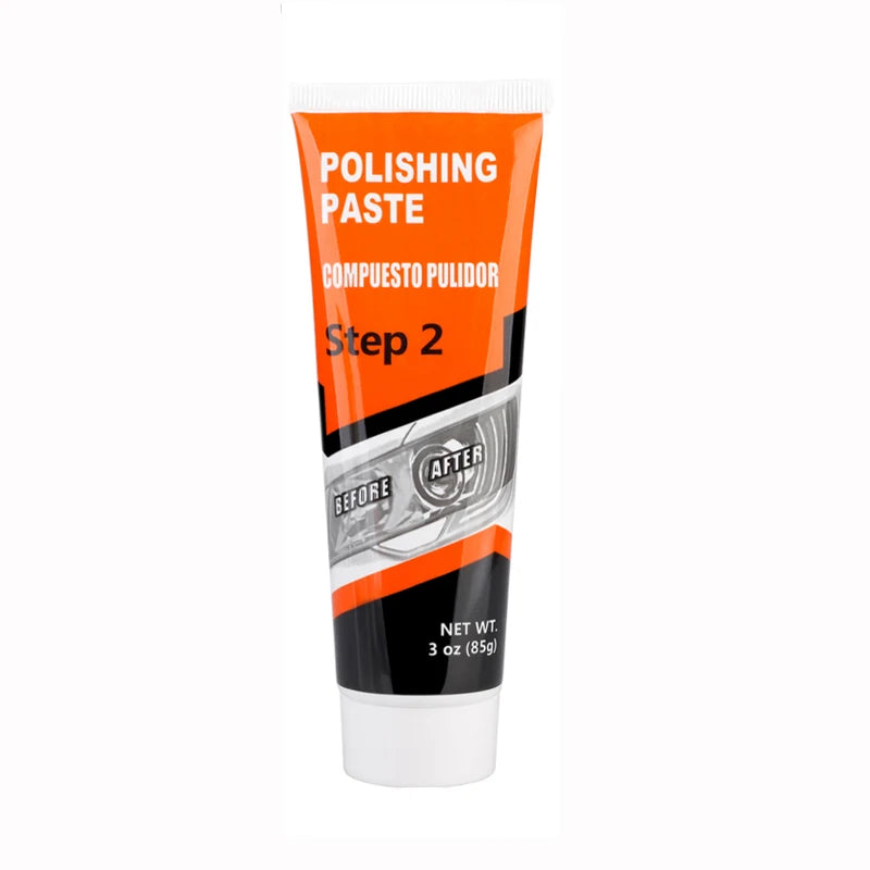 Headlight Restoration Kit Car Light Polisher Restorer Repair Polishing Paste Detailing Plastic Headlamp Waxing Liquid Polymer