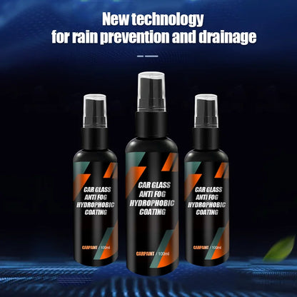 Spray Hydrofuge Anti-Pluie pour Vitres de Voiture Protégez vos pare-brise et rétroviseurs avec style !